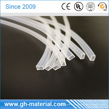 Insulation Square Silicone Sleeve Tube For LED Shoes And LED Strip